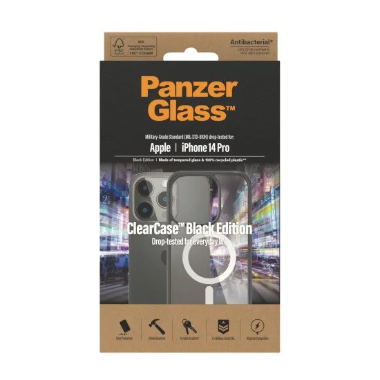 PanzerGlass ClearCase MagSafe coque de protection pour téléphones portables 15,5 cm (6.1") Housse Transparent PanzerGlass ClearCase MagSafe coque de protection pour téléphones portables 15,5 cm (6.1") Housse Transparent