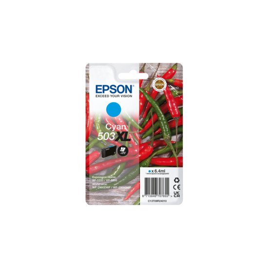 Epson 503XL cartouche d'encre 1 pièce(s) Compatible Rendement élevé (XL) Cyan