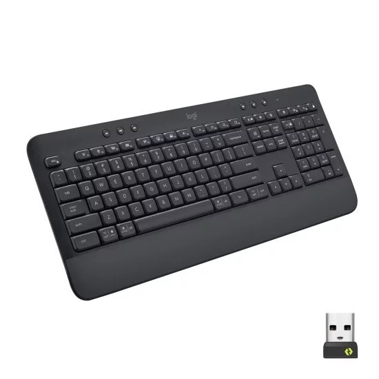 Logitech Signature K650 clavier Bluetooth QWERTZ DE Graphite Logitech Signature K650 clavier Bluetooth QWERTZ DE Graphite