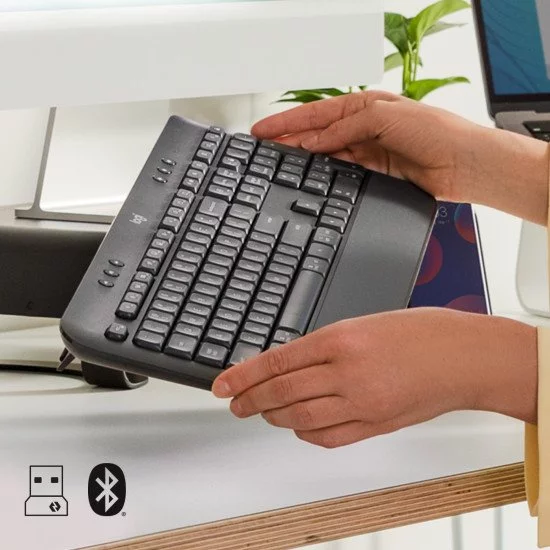 Logitech Signature K650 clavier Bluetooth QWERTZ DE Graphite Logitech Signature K650 clavier Bluetooth QWERTZ DE Graphite