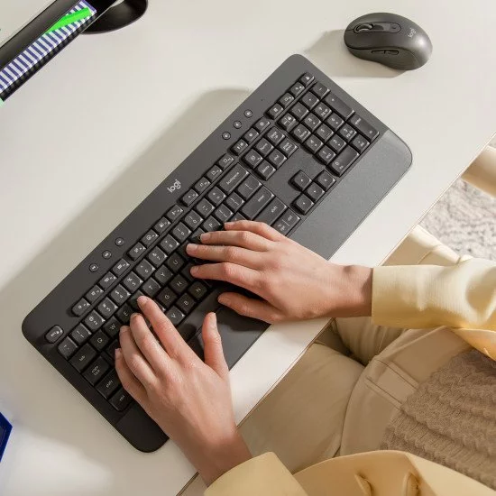 Logitech Signature K650 clavier Bluetooth QWERTZ DE Graphite Logitech Signature K650 clavier Bluetooth QWERTZ DE Graphite