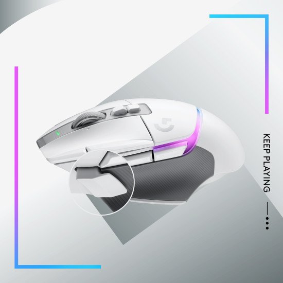 Logitech G G502 X Plus souris Jouer Droitier RF sans fil Optique 25600 DPI