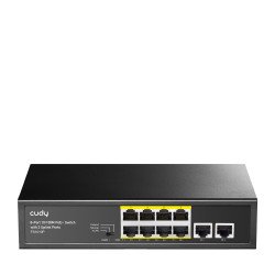 Cudy FS1010P commutateur réseau Fast Ethernet (10/100) Connexion Ethernet POE Noir Cudy FS1010P commutateur réseau Fast Ethernet (10/100) Connexion Ethernet POE Noir