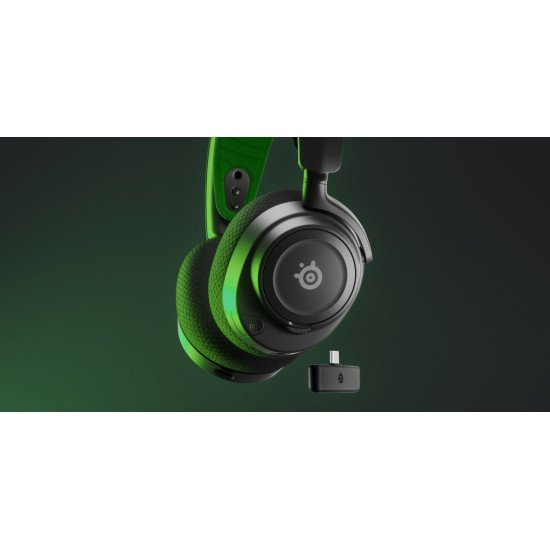 Steelseries Arctis Nova 7X Casque Avec fil &sans fil Arceau Gaming USB Type-C Bluetooth Noir, Vert