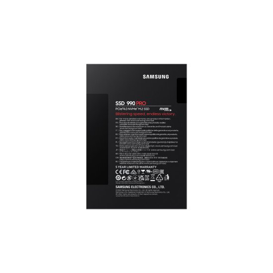 Samsung 990 PRO M.2 2000 Go PCI Express 4.0 V-NAND MLC NVMe