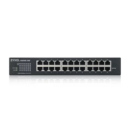 Zyxel GS1915-24E Géré L2 Gigabit Ethernet (10/100/1000) 1U Noir Zyxel GS1915-24E Géré L2 Gigabit Ethernet (10/100/1000) 1U Noir