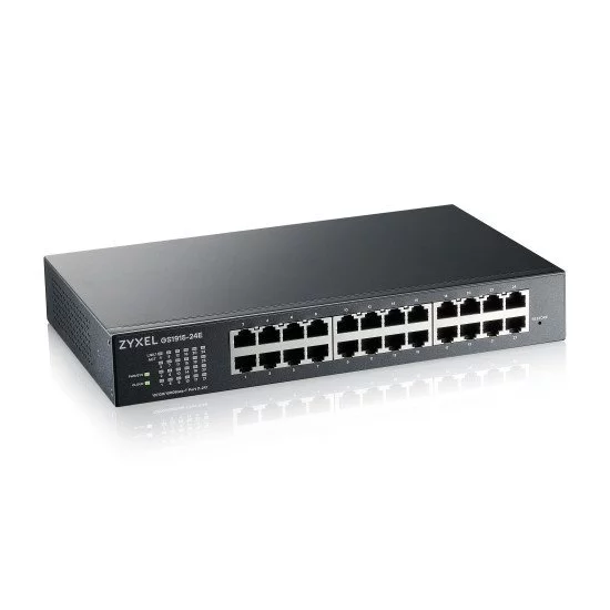 Zyxel GS1915-24E Géré L2 Gigabit Ethernet (10/100/1000) 1U Noir Zyxel GS1915-24E Géré L2 Gigabit Ethernet (10/100/1000) 1U Noir