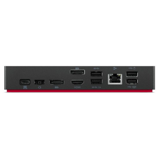 Lenovo 40B50090EU station d'accueil Avec fil USB 3.2 Gen 1 (3.1 Gen 1) Type-C Noir