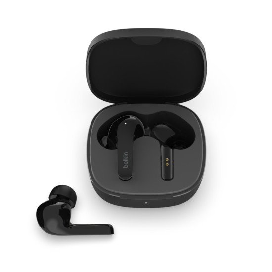 Belkin SOUNDFORM Flow Casque Sans fil Ecouteurs Appels/Musique USB Type-C Bluetooth Noir