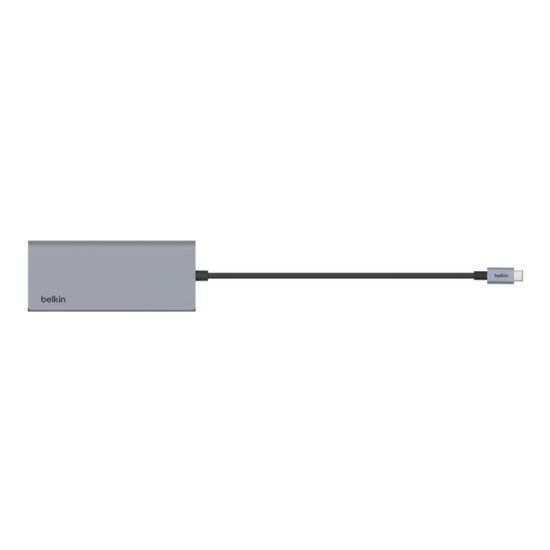 Belkin INC009BTSGY hub & concentrateur USB Type-C 10000 Mbit/s Argent