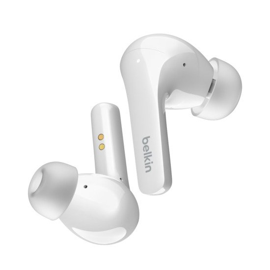 Belkin SOUNDFORM Flow Casque Sans fil Ecouteurs Appels/Musique USB Type-C Bluetooth Blanc