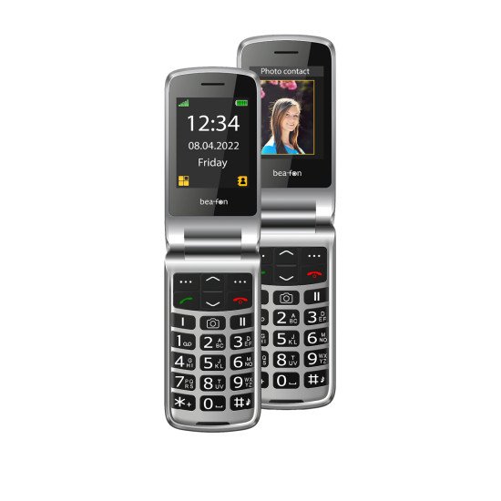 Beafon SL605 6,1 cm (2.4") Noir, Argent Téléphone pour seniors