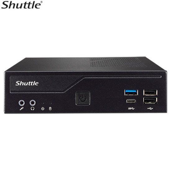 Shuttle DH610S PC/poste de travail Slim PC DDR4-SDRAM HDD+SSD Mini PC Noir