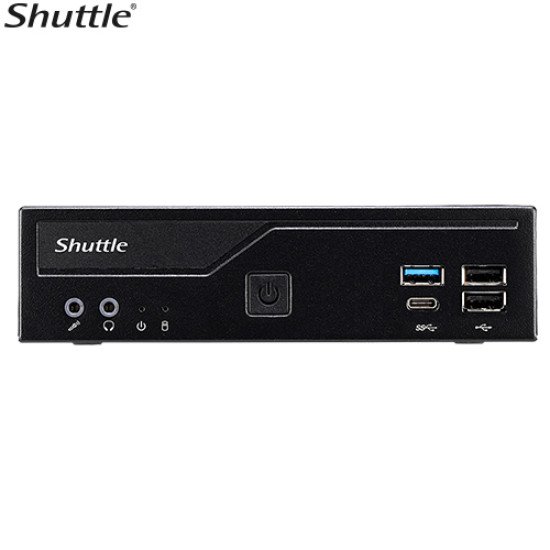 Shuttle DH610S PC/poste de travail Slim PC DDR4-SDRAM HDD+SSD Mini PC Noir