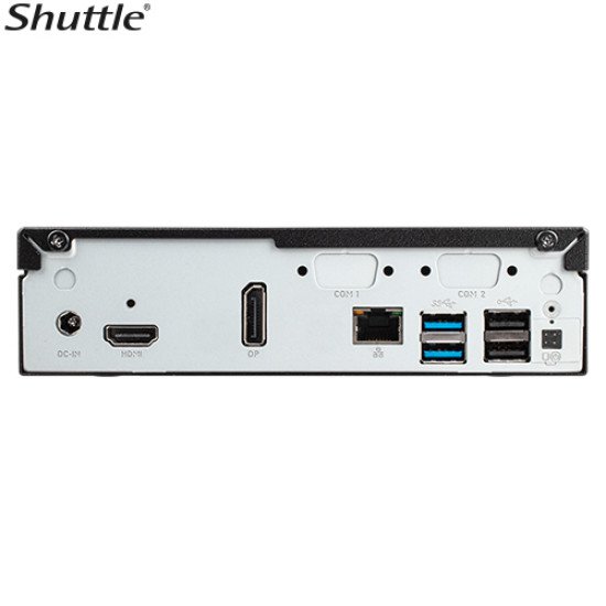 Shuttle DH610S PC/poste de travail Slim PC DDR4-SDRAM HDD+SSD Mini PC Noir