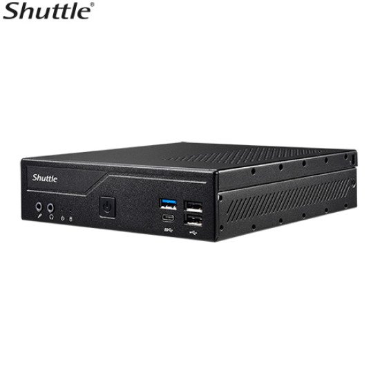 Shuttle DH610S PC/poste de travail Slim PC DDR4-SDRAM HDD+SSD Mini PC Noir