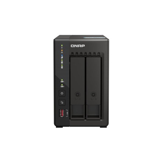 QNAP TS-253E NAS Tower Ethernet/LAN Noir J6412