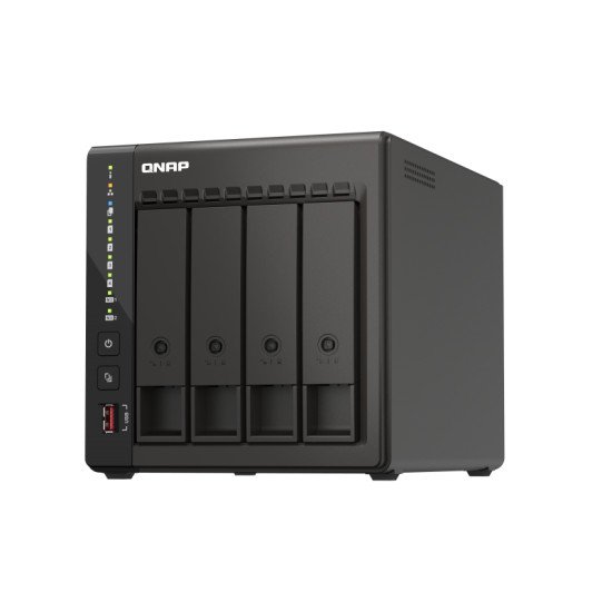 QNAP TS-453E NAS Ethernet/LAN Noir J6412