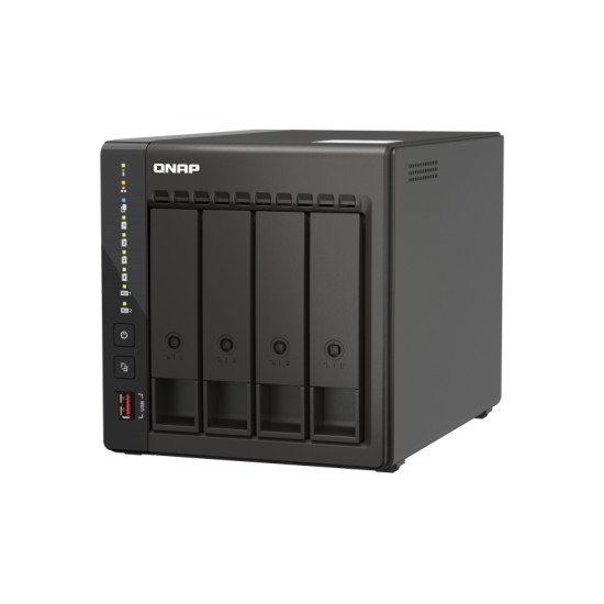 QNAP TS-453E NAS Ethernet/LAN Noir J6412