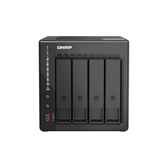 QNAP TS-453E NAS Ethernet/LAN Noir J6412