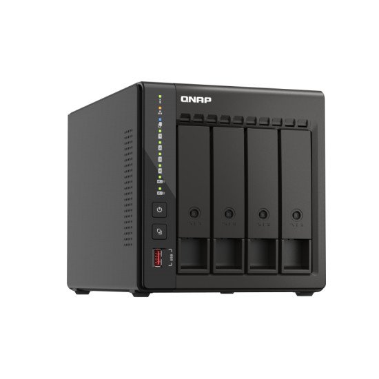 QNAP TS-453E NAS Ethernet/LAN Noir J6412