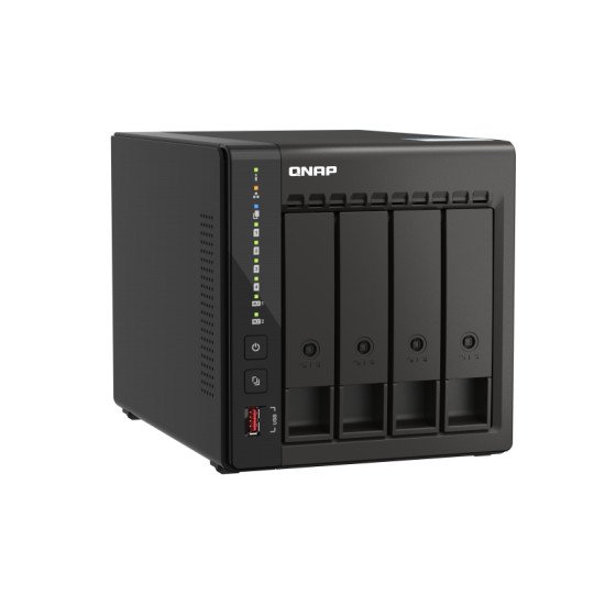 QNAP TS-453E NAS Ethernet/LAN Noir J6412