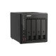 QNAP TS-453E NAS Ethernet/LAN Noir J6412