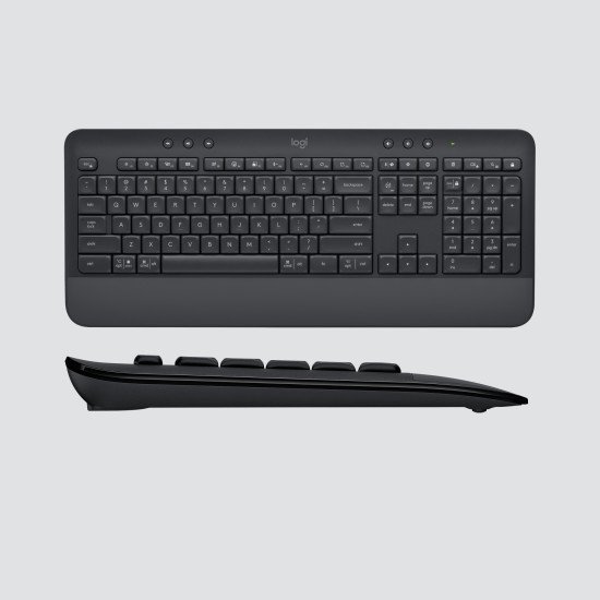 Logitech Signature MK650 Combo For Business clavier Souris incluse Bluetooth QWERTZ Suisse Graphite