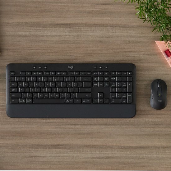 Logitech Signature MK650 Combo For Business clavier Souris incluse Bluetooth QWERTZ Suisse Graphite