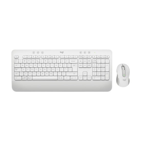 Logitech Signature MK650 Combo For Business clavier Souris incluse RF sans fil + Bluetooth QWERTZ Allemand Blanc