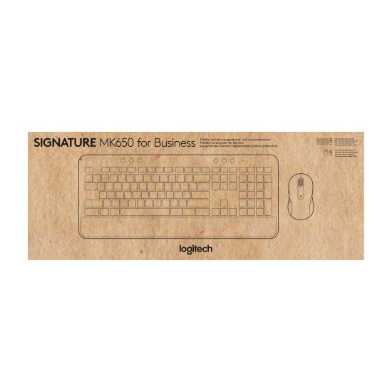 Logitech Signature MK650 Combo For Business clavier Souris incluse RF sans fil + Bluetooth QWERTZ Allemand Blanc