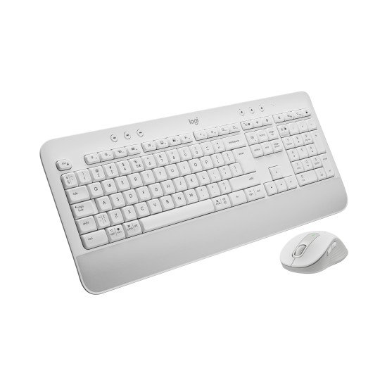 Logitech Signature MK650 Combo For Business clavier Souris incluse RF sans fil + Bluetooth QWERTZ Allemand Blanc