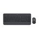 Logitech Signature MK650 Combo For Business clavier Souris incluse RF sans fil + Bluetooth QWERTZ Allemand Graphite