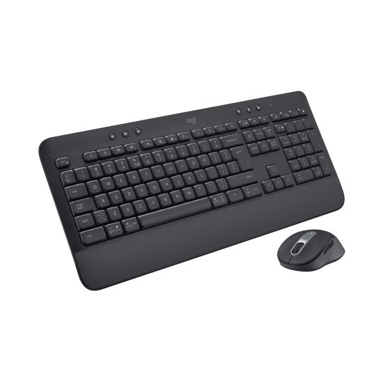 Logitech Signature MK650 Combo For Business clavier Souris incluse RF sans fil + Bluetooth QWERTZ Allemand Graphite