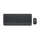 Logitech Signature MK650 Combo For Business clavier Souris incluse Bluetooth QWERTZ Hongrois Graphite