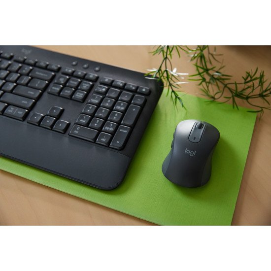 Logitech Signature MK650 Combo For Business clavier Souris incluse RF sans fil + Bluetooth QWERTY Graphite