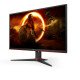 AOC Q27G2E/BK écran plat de PC 68,6 cm (27") 2560 x 1440 pixels Quad HD Noir, Rouge