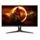 AOC Q27G2E/BK écran plat de PC 68,6 cm (27") 2560 x 1440 pixels Quad HD Noir, Rouge