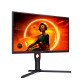 AOC 25G3ZM/BK écran plat de PC 62,2 cm (24.5") 1920 x 1080 pixels Full HD Noir, Rouge