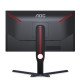 AOC 25G3ZM/BK écran plat de PC 62,2 cm (24.5") 1920 x 1080 pixels Full HD Noir, Rouge