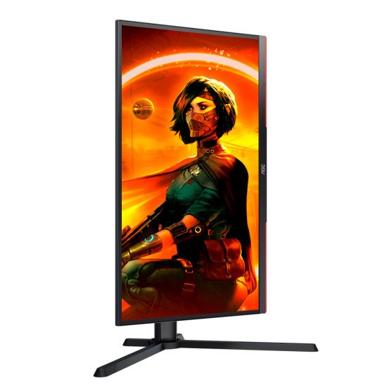 AOC 25G3ZM/BK écran plat de PC 62,2 cm (24.5") 1920 x 1080 pixels Full HD Noir, Rouge