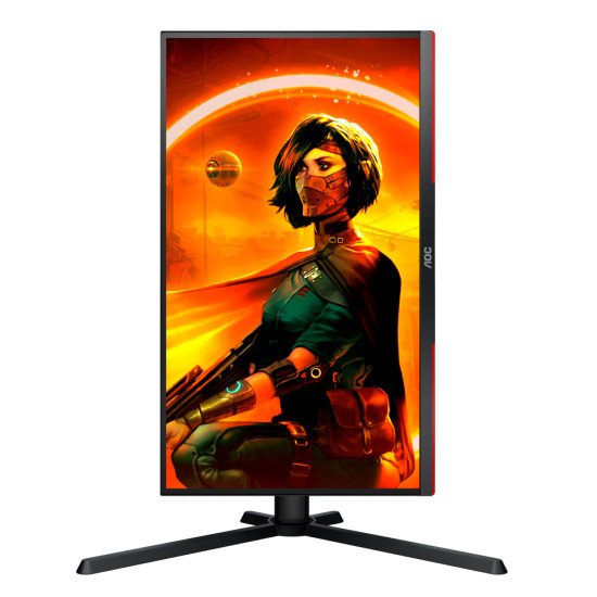 AOC 25G3ZM/BK écran plat de PC 62,2 cm (24.5") 1920 x 1080 pixels Full HD Noir, Rouge