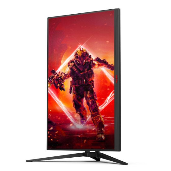 AOC AGON AG275QXN écran PC 68,6 cm (27") 2560 x 1440 pixels Quad HD Noir, Rouge