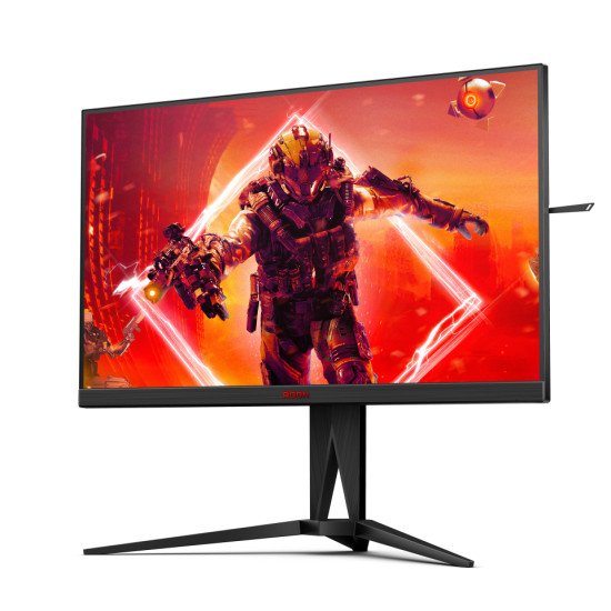 AOC AGON AG275QXN écran PC 68,6 cm (27") 2560 x 1440 pixels Quad HD Noir, Rouge