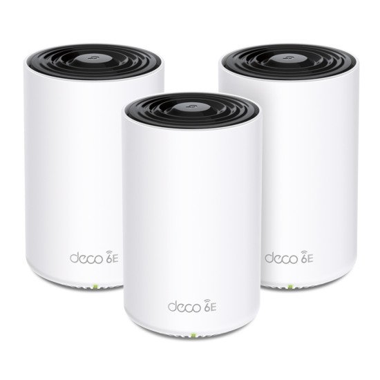 TP-Link Deco XE75 Pro (3-pack) Tri-bande (2,4 GHz / 5 GHz / 6 GHz) Wi-Fi 6E (802.11ax) Blanc Interne