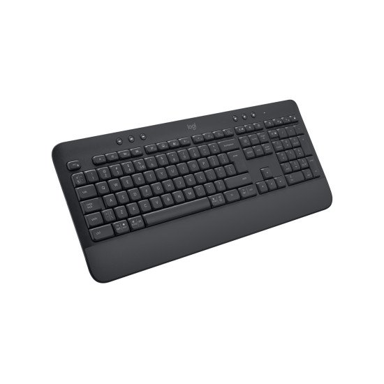 Logitech Signature K650 clavier RF sans fil + Bluetooth QWERTY US International Graphite