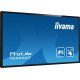 iiyama T6562AS-B1 affichage de messages Écran plat interactif 163,8 cm (64.5") IPS 500 cd/m² 4K Ultra HD Noir Écran tactile Intégré dans le processeur Android 8.0 24/7