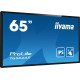 iiyama T6562AS-B1 affichage de messages Écran plat interactif 163,8 cm (64.5") IPS 500 cd/m² 4K Ultra HD Noir Écran tactile Intégré dans le processeur Android 8.0 24/7 iiyama T6562AS-B1 affichage de messages Écran plat interactif 163,8 cm (64.5") IPS 500 cd/m² 4K Ultra HD Noir Écran tactile Intégré dans le processeur Android 8.0 24/7