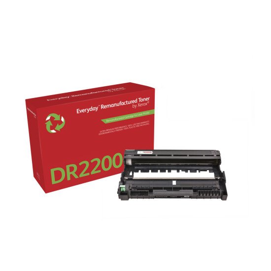 Everyday Toner Noir compatible avec Brother DR-2200, Capacité standard
