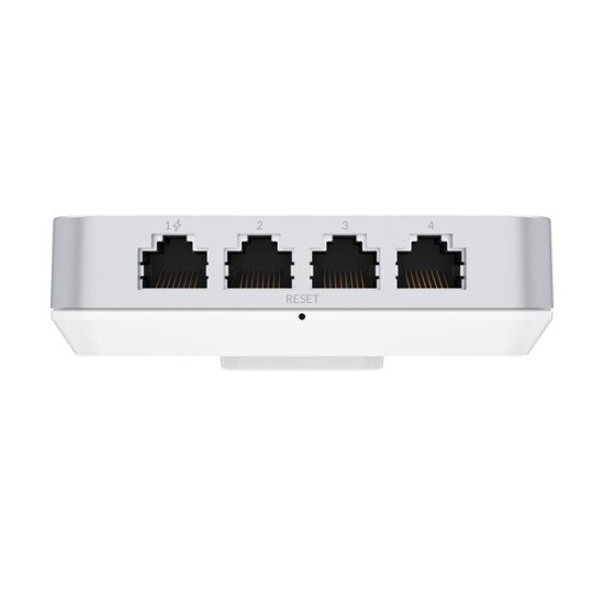 Ubiquiti Networks Unifi 6 In-Wall 573,5 Mbit/s Blanc Connexion Ethernet, supportant l'alimentation via ce port (PoE)